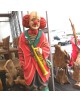 Location statue Clown en bois