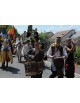 Orchestre médiéval avec baladins et ménestrels