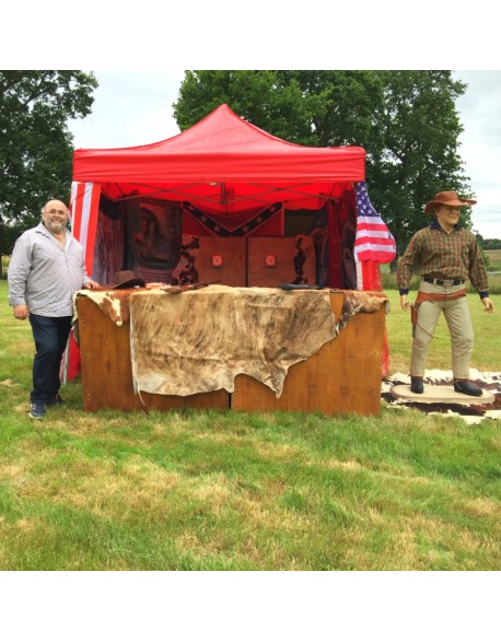 Stand de tir Western décoré