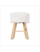 Tabouret en fourrure