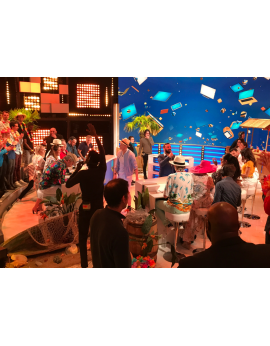 Décors plage plateau TPMP