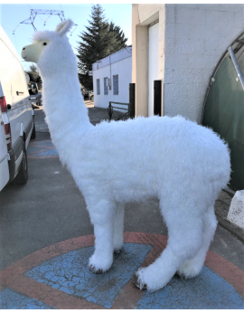 Lama en peluche