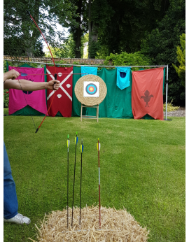 Stand de tir à l'arc médiéval