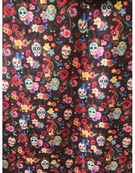 Tissu el dia de los muertos