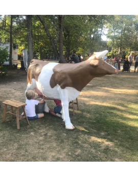 Animation vache à traire