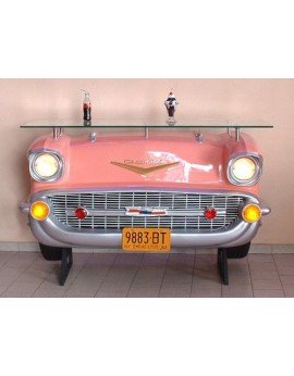 Bar avant de Chevrolet rose