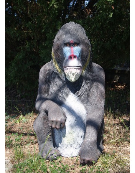 Singe Mandrill en résine