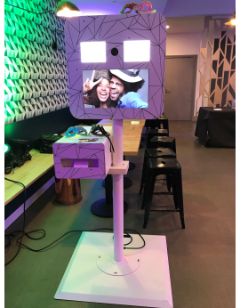 Location de photobooth ou borne-photo selfie autonome