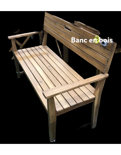 Location banc en bois