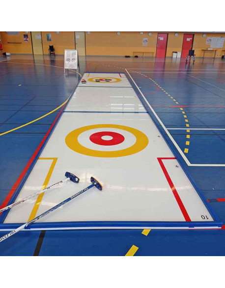 piste de curling synthètique