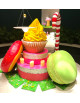 location cupcake géant rose