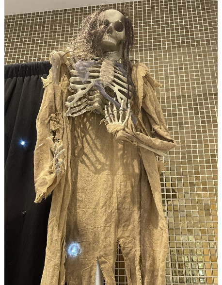 Grand squelette toile de jute